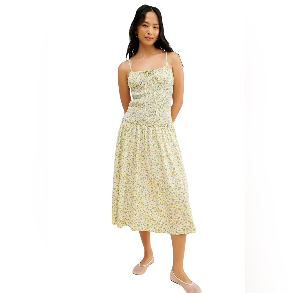 FREE PEOPLE Lavender Daze Floral Midi Dress, Size M. - Picture 3 of 13